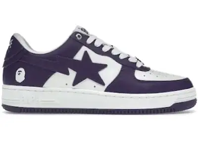 A Bathing Ape Bape Sta White Purple