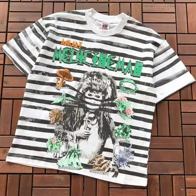 ￥~86 TH🔥T'S A AW🔥UL L🔥T OF C.. & ASAALI T-SHIRT 77072299(im 185CM 80KG iwear size M in the photo)