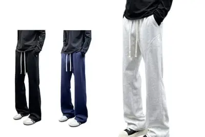 Straight-leg trousers