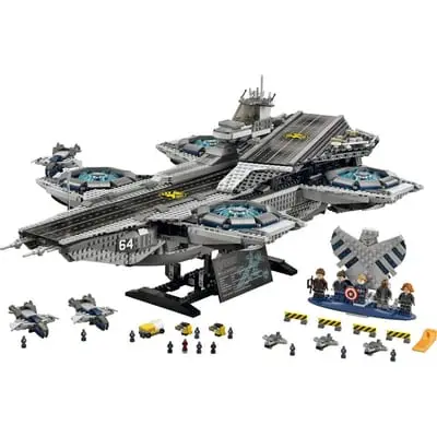 Compatible with LEGO Super Heroes S.H.I.E.L.D. Helicarrier (Avengers) building blocks.