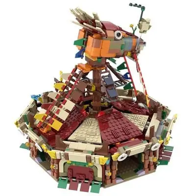 Lego-compatible MOC *Breath of the Wild* Stable creative building set ?C *The Legend of Zelda* DIY toy bricks