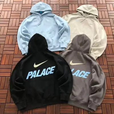 ￥~239 P🔥LA🔥E & N🔥K🔥HOODIE FLEECE 77063075