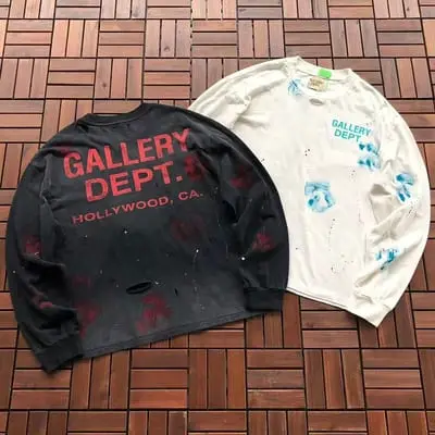￥ ~ 135 GALLERY DEPT LONG-SLEEVE 55070369 (im 185CM 70KG iwear size S in the photo)
