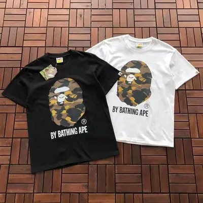 ￥~79 BAPE T-SHIRT 77063043 (im 185CM 70KG iwear size M in the photo)