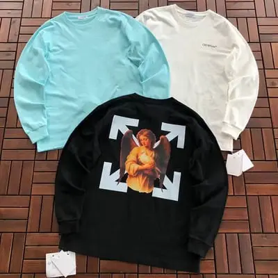 ￥~119 O🔥🔥-W🔥🔥TE LONG-SLEEVE 55073127 (im 185CM 70KG iwear size M in the photo)