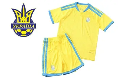 Ukraine Children's Football Jersey