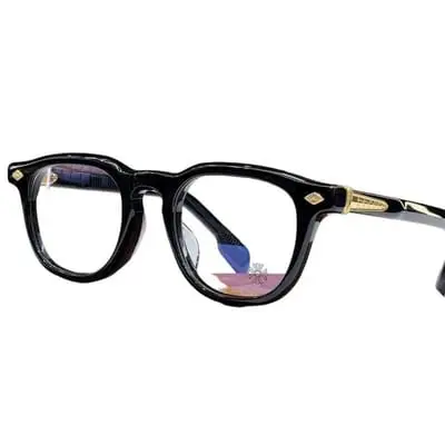 Chrome Hearts Classic square black frames sunglasses