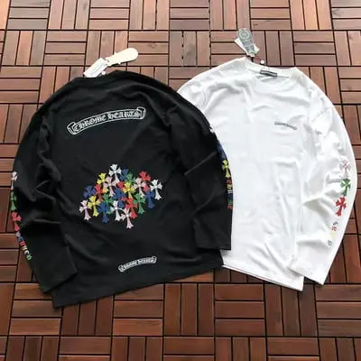 ￥~119 CH🔥OM🔥 HE🔥RTS LONG-SLEEVE 66073140 (im 185CM 70KG iwear size L in the photo)