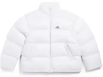 Balenciaga 3B Sports Icon Ski Puffer White