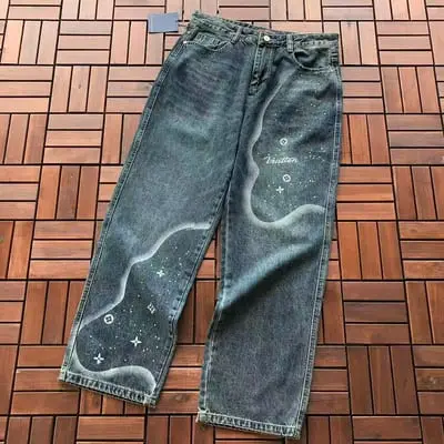 ￥~179 L🔥JEANS 77070128 (im 185CM 80KG iwear size 32 in the photo)