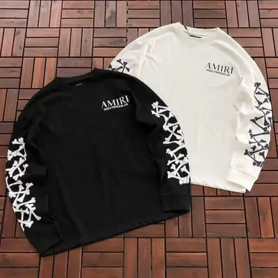 ￥~125 AMIRI LONG-SLEEVE 55081008 (im 185CM 70KG iwear size M in the photo)