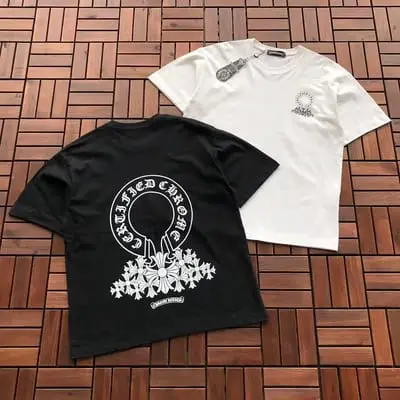 ￥~85 CH🔥OM🔥 HE🔥RTS T-SHIRT 77070103 (im 185CM 80KG iwear size M in the photo)