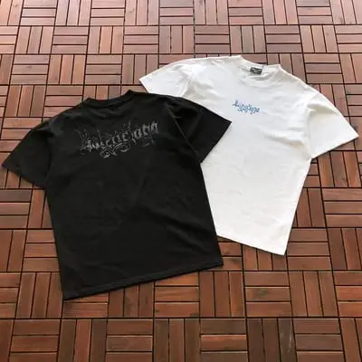 ￥~99 B🔥L🔥🔥🔥IA🔥A T-SHIRT 77071205 (im 185CM 70KG iwear size S in the photo)