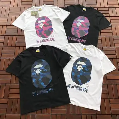 ￥~79 BAPE T-SHIRT 77070814 (im 185CM 70KG iwear size M in the photo)