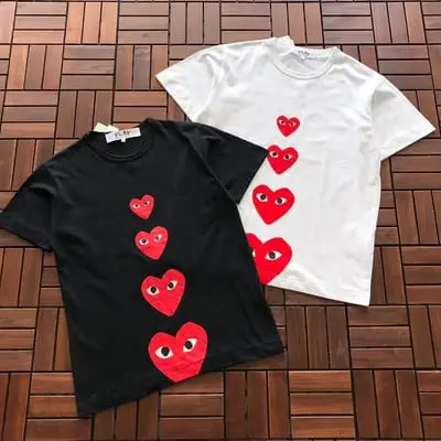 ￥~95 CDG T-SHIRT 55070339 (im 185CM 70KG iwear size M in the photo)