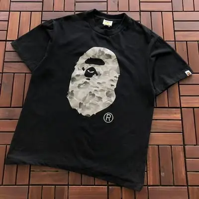 ￥~75 BAPE T-SHIRT 66072256 (im 185CM 70KG iwear size M in the photo)