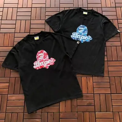 ￥~75 BAPE T-SHIRT 66072222 (im 185CM 70KG iwear size S in the photo)