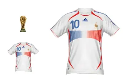 ZIDANE 2006 WORLD CUP JERSEY