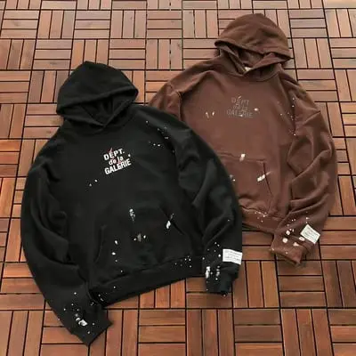 ￥~139 GALLERY DEPT HOODIE 77071516 (im 180CM 68KG iwear size M in the photo)