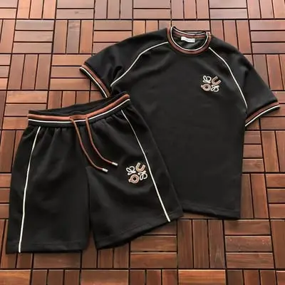 ￥379 L🔥E🔥🔥 & ON RU🔥🔥I🔥G T-SHIRT SHORTS 88071303 (im 180CM 68KG iwear size L in the photo)
