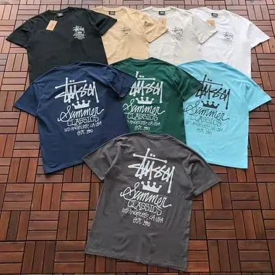￥~79 ST🔥S🔥Y T-SHIRT 55071611 (im 185CM 70KG iwear size M in the photo)