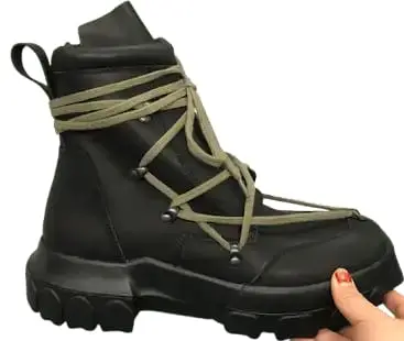 Rick Owens Dirt SS18 Tractor Hiking Boots