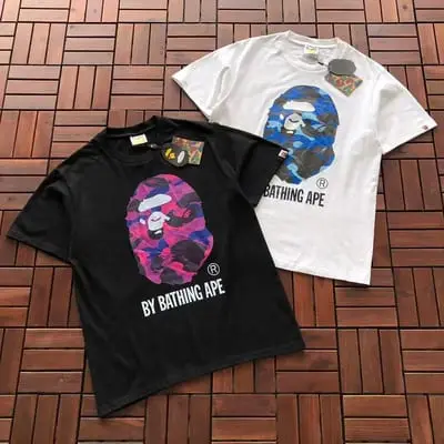￥~75 BAPE T-SHIRT 66071403 (im 185CM 70KG iwear size S in the photo)