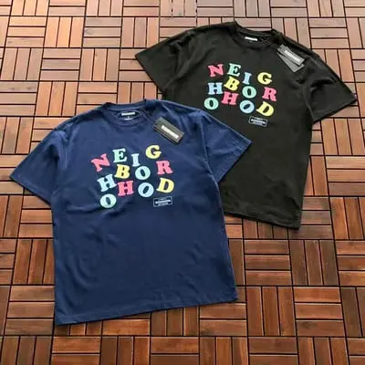 ￥ ~ 109 NEIGHBORHOOD T-SHIRT 55072848 (im 185CM 70KG iwear size L in the photo)