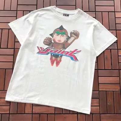 🔥1:1🔥￥~125 SAINT MICHAEL T-SHIRT 77070726 (im 185CM 80KG iwear size M in the photo)