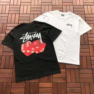 ￥~85 ST🔥S🔥Y T-SHIRT 55070831 (im 185CM 70KG iwear size M in the photo)