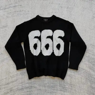 Sup 666 knit sweatshirt