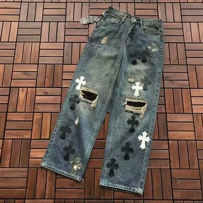 ￥~199 CH🔥OM🔥 HE🔥RTS JEANS 77070207