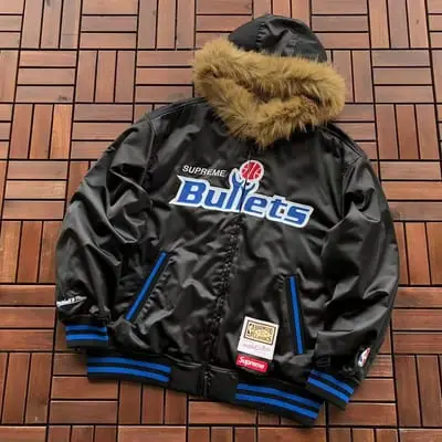 ￥ 419 S🔥P🔥E🔥E & NBA & MITCHELL & NESS COTTON JACKET 88072801