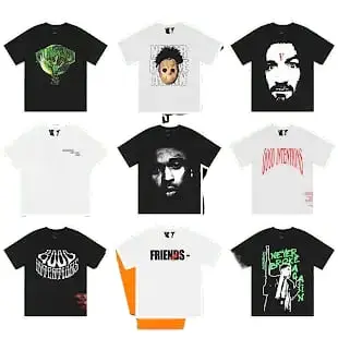 Vlone Rapper Tees (112 Variants)