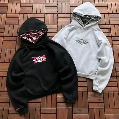￥~195 M🔥RT🔥A & UMBRO HOODIE FLEECE 77012912 (im 176CM 58KG iwear size S in the photo)