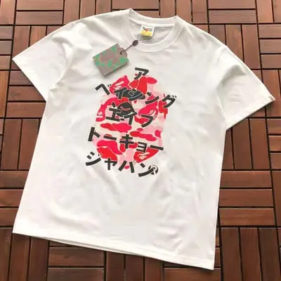 ￥~79 BAPE T-SHIRT 77072154 (im 185CM 70KG iwear size L in the photo)