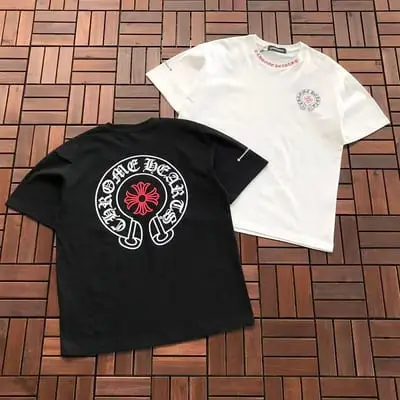 ￥~85 CH🔥OM🔥 HE🔥RTS T-SHIRT 77070104 (im 185CM 80KG iwear size M in the photo)