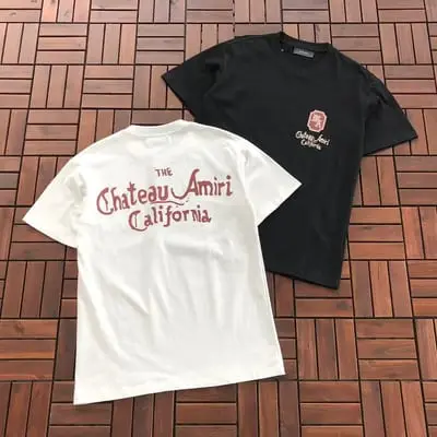 ￥~89 AMIRI T-SHIRT 77071035 (im 185CM 70KG iwear size M in the photo)