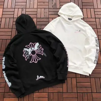￥~236 CH🔥OM🔥 HE🔥RTS HOODIE 66080411 (im 185CM 70KG iwear size L in the photo)