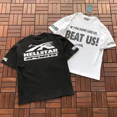 ￥~79 HELLSTAR T-SHIRT 77072229 (im 185CM 80KG iwear size M in the photo)