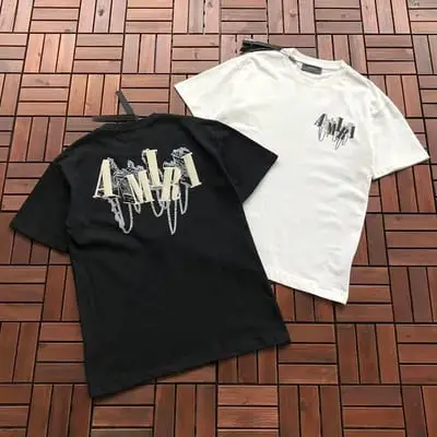 ￥~89 AMIRI T-SHIRT 77071130 (im 185CM 70KG iwear size M in the photo)