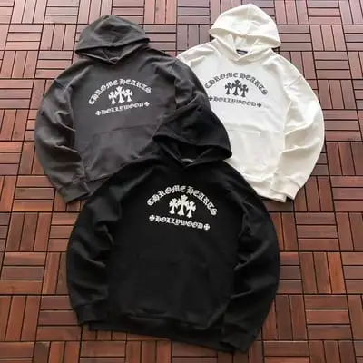 ￥~236 CH🔥OM🔥 HE🔥RTS HOODIE 66081220 (im 185CM 70KG iwear size L in the photo)