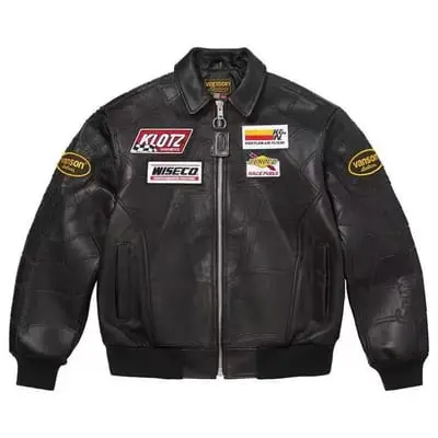 Spider Real Leather Jacket（Black）