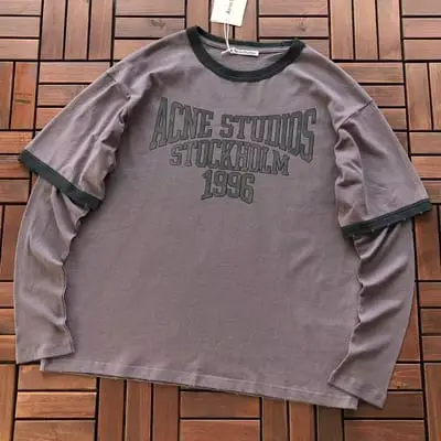 ￥~129 ACNE STUDIOS LONG-SLEEVE 77080601 (im 185CM 80KG iwear size M in the photo)