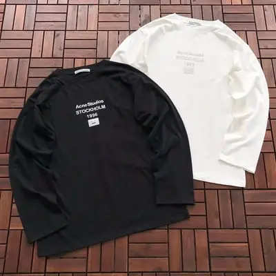 ￥~139 ACNE STUDIOS LONG-SLEEVE 66080405 (im 185CM 70KG iwear size L in the photo)