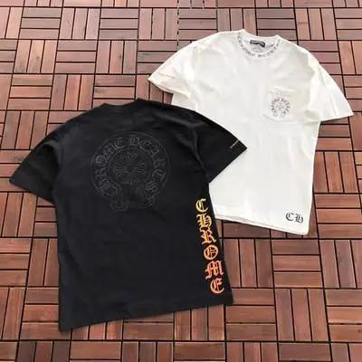 ￥ 189 CH🔥OM🔥 HE🔥RTS T-SHIRT 88080524 (im 185CM 80KG iwear size S in the photo)