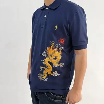 vintage RL draogon polo