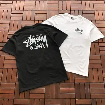 ￥~85 ST🔥S🔥Y T-SHIRT 55070824 (im 185CM 70KG iwear size M in the photo)