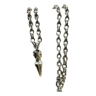 Chrome heart necklace