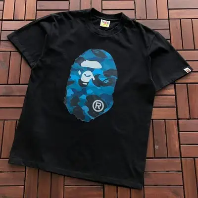 ￥~75 BAPE T-SHIRT 66072266 (im 185CM 70KG iwear size M in the photo)